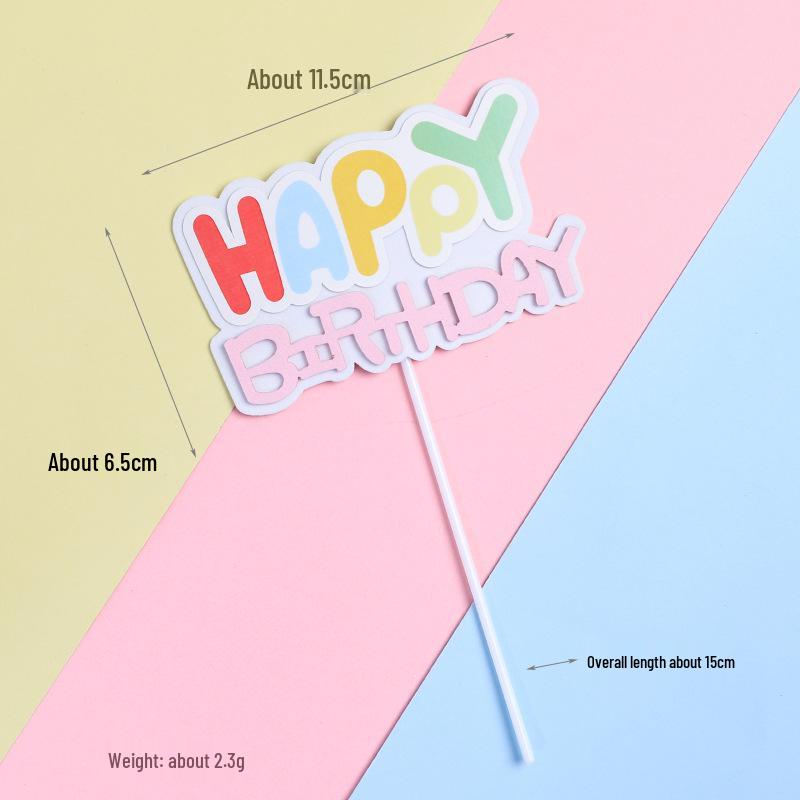 Dazzling Rainbow Tassel Birthday Cake Topper - Dessert Table Decoration