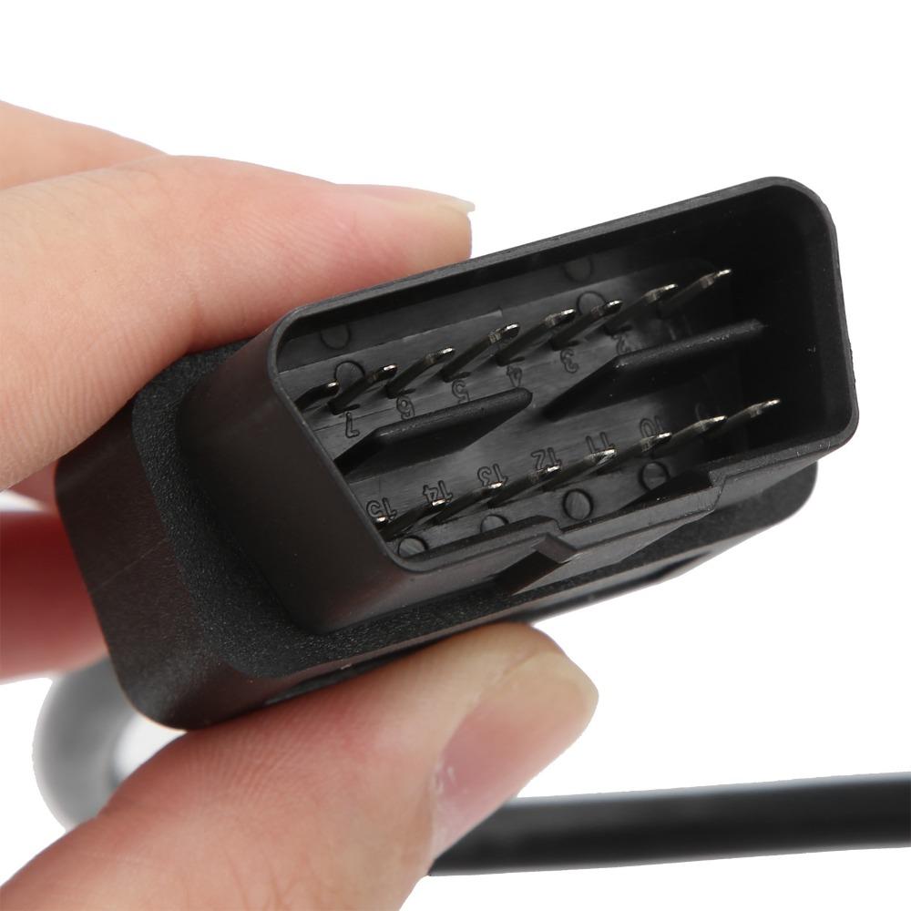 30cm / 11.8Inch OBD2 Adapter Open Plug Wire OBD2 Pigtail Equipment Modification Technicians