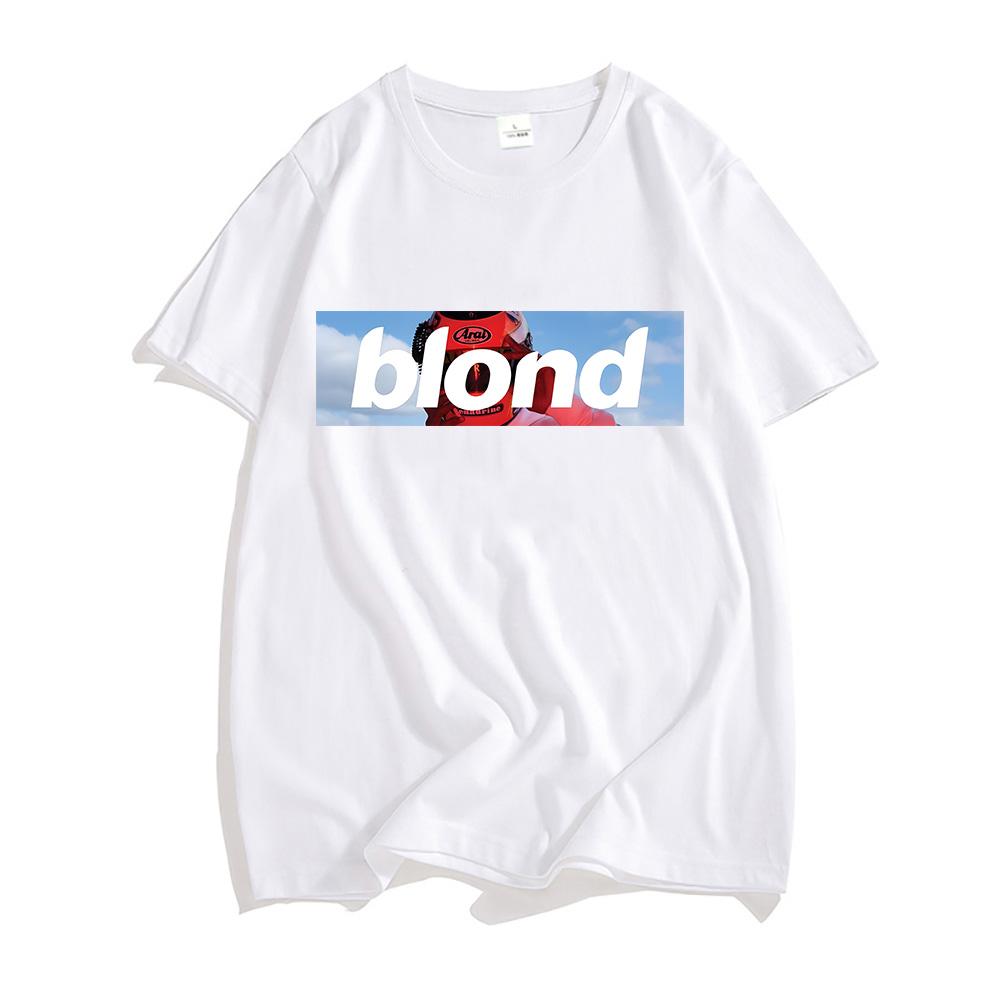 

Футболки Frank O-ocean Blond R&B, мужские модные футболки в стиле хип-хоп, футболки из 100% хлопка, красивый ритм и блюз, оригинальность