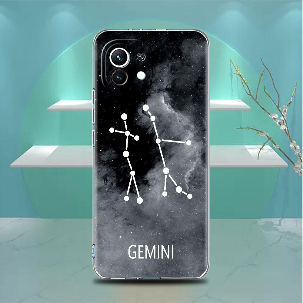 

Прозрачный чехол «Двенадцать созвездий» для Xiaomi Mi Poco X3 NFC M3 Pro F3 F1 11 Lite 12 Note 10 11T 9T Xiaomi Poco F3