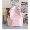 New Japanese high-value, fresh and sweet candy-colored backpack, lightweight and large-capacity travel backpack for junior high school students