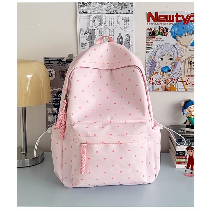 New Japanese high-value, fresh and sweet candy-colored backpack, lightweight and large-capacity travel backpack for junior high school students