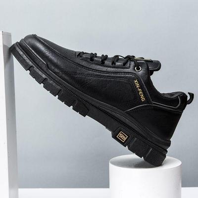 Men's Waterproof Retro Leather Martin Boots - Stylish, Casual, All-Match Footwear