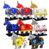 Medieval Zoo Building Blocks Character Accessories Mounts Animals Deer Elephants Camels Wolves Warhorses Bricks Toy Gifts K080