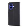 For iPhone 17 Case Zipper Wallet Leather Phone Cover with Wrist Strap