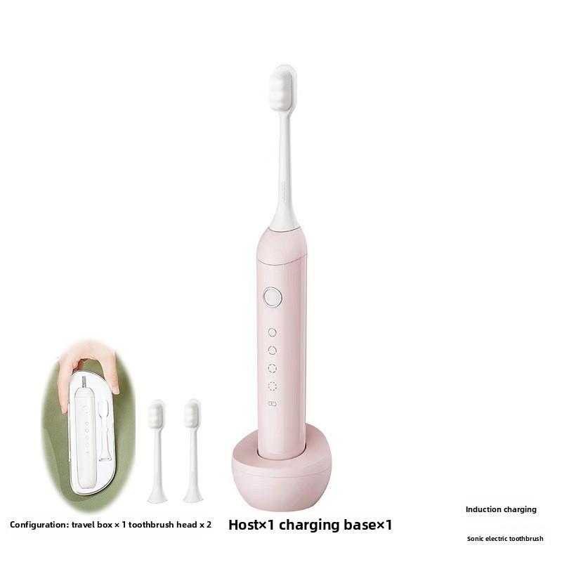 Electric Toothbrush, Rechargeable Model, Universal for Adults and Children, Couple Model, Household Portable Sonic Toothbrush Set.