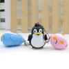 Cute Animal Penguin LED Light Key Chain Key Ring Torch Xmas Gift
