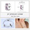 copper Charm Compatible With Bracelets Do It Yourself Jewellery Making Pink Zircon Authentic Red Blue Charm Bead Charms Ideal For Women Wedding Birthd