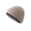 Hat knitted hat women's autumn and winter trendy brand core-spun yarn cold hat men's yuppie melon skin headhat