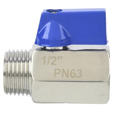 Stainless Steel BSPP Male Female 2 Way Shut Off Ball Valve for Water Pipe Connection(Type C)