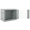 Network Cabinet with Storage Gray 60 x 45 x 50 cm Steel