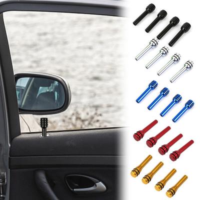 4 pièces Universel Auto Voiture Sécurité Goupilles de Verrouillage de Porte Intérieur M4 Filetage de Verrouillage Bouton de Porte Tirette Goupilles Intérieures Voiture Camion O1C3