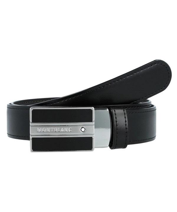 

Montblanc Meisterstuck 128136 Двусторонний черный и коричневый мужской кожаный ремень