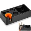 D2 Coffee Tamping Station with Knock Box, 8 In 1 Organizer for Tamper, Portafilter Holder, Cleaning Kits Puck Screen Accessories