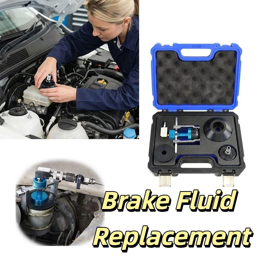 Universal Adapter Master Cylinder Adapter Kit Brake Bleeder Tool  Fluid Replacement