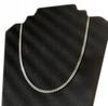 Men' Silver Chain 925 SILVER DIAMONDED 2.5mm Italian Chain