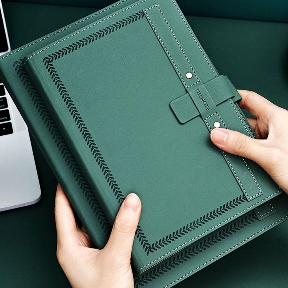 PU Leather Cover Business Office Notebook Frosted Texture Students Notebook Diary Agenda Organizer