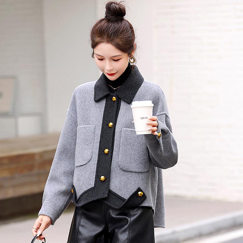 Coat Women's Autumn and Winter New Small Fragrant Woolen Coat Fashionable Versatile Women's Clothing