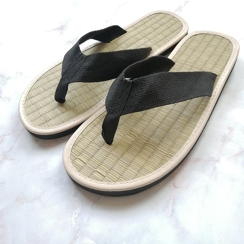 

Летние соломенные шлепанцы: Уличные повседневные крутые тапочки, доступны все размеры 40 чёрный