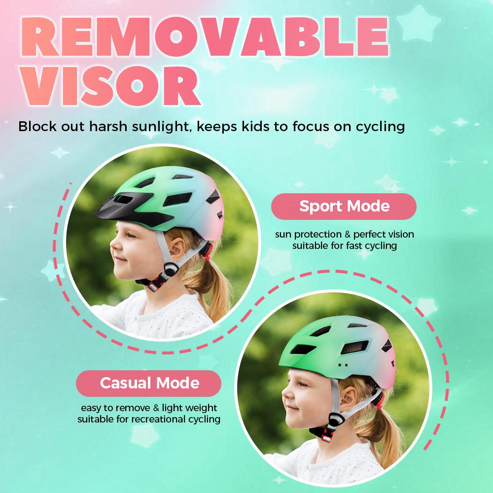 Kids Helmet Fit For Children Bicycle Safety Cycling Boys Girls Outdoor Sports Protective Cap Mtb Balance Bike Roller Skating Helmets