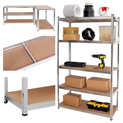 Steel Warehouse Shelf 200Kg 5 Levels 205X120X45 Cm Galvanized