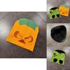 Halloween Pumpkin Skull Pattern Knit Hat With Show Eye For Winter And Fall Seasonal Wear