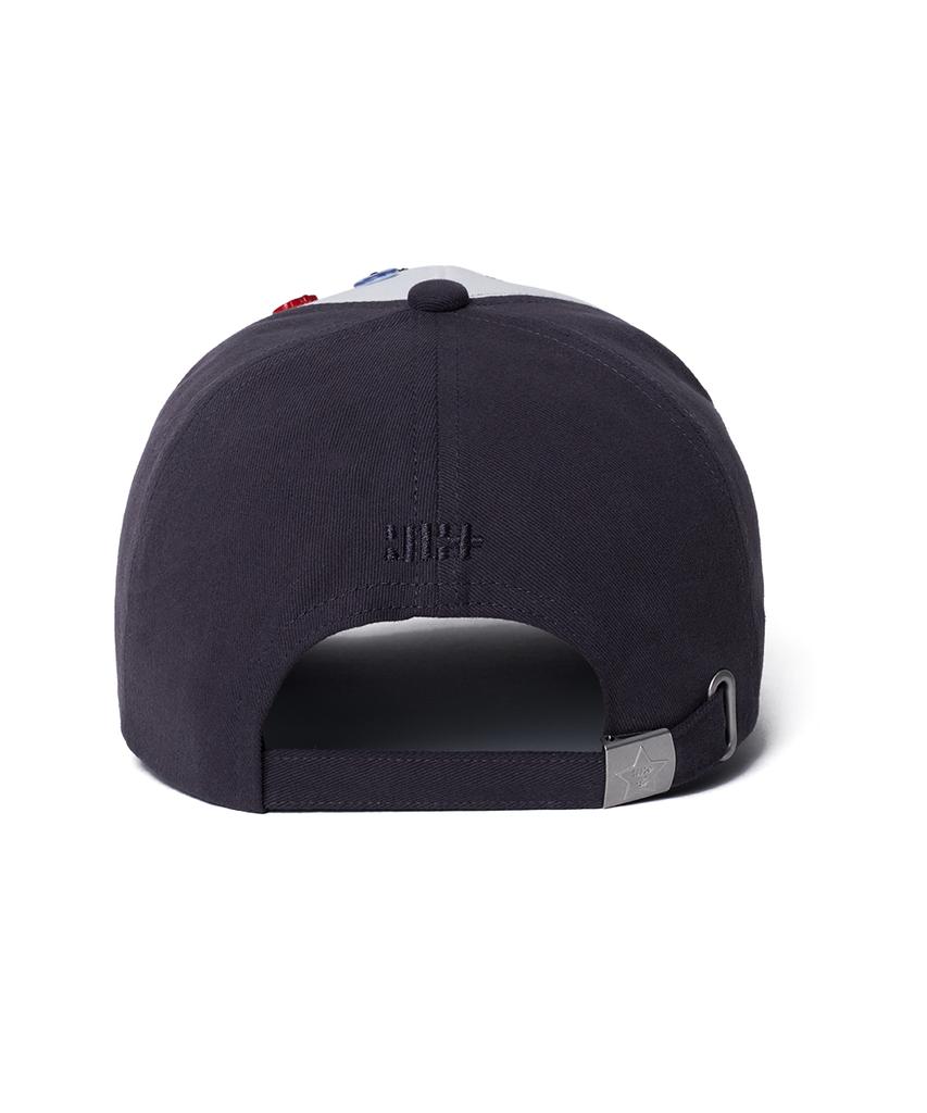 Lagpiswiwedeoweeo [× Illit] Patchwork Cap - Dark Gray