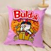 Kwaii Anime BBuldak RRameSn Cushion Cover Pillowcase Ultra Soft Skin Friendly Fabric Cloud Like Comfort  Concealed Zipper