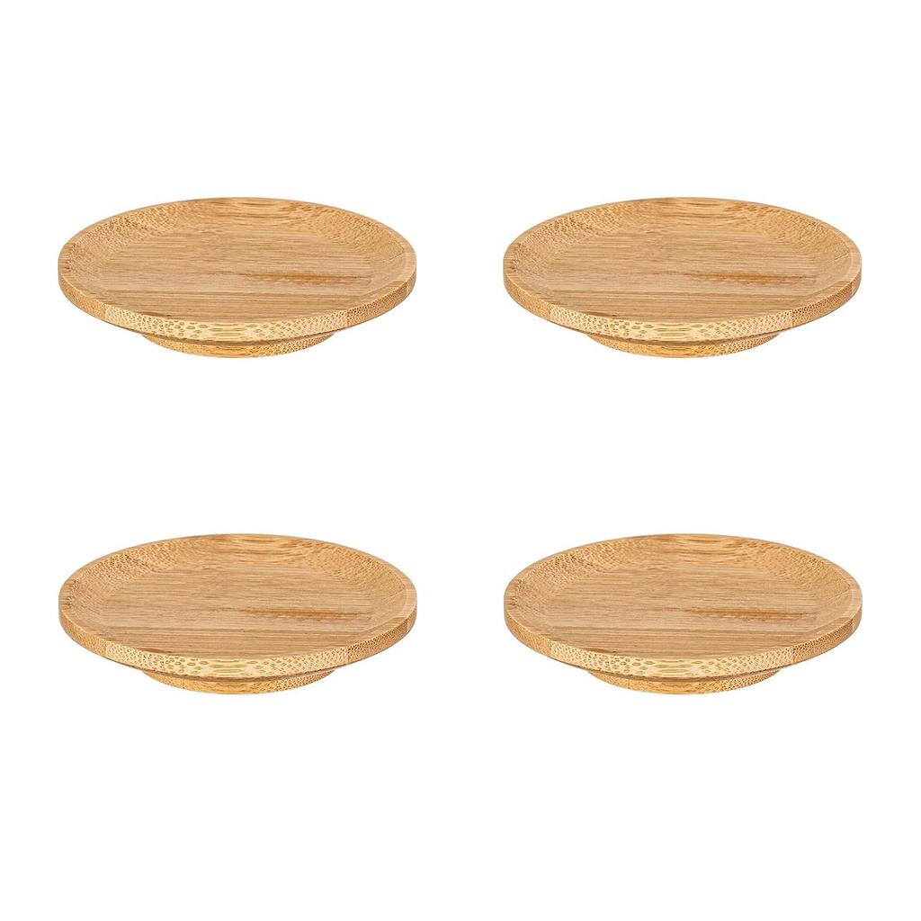 1/2/4Pcs Wine Glass Charcuterie Topper Bamboo Wine Glass Charcuterie Board Topper Wine Glass Topper Appetizer Plates for Party