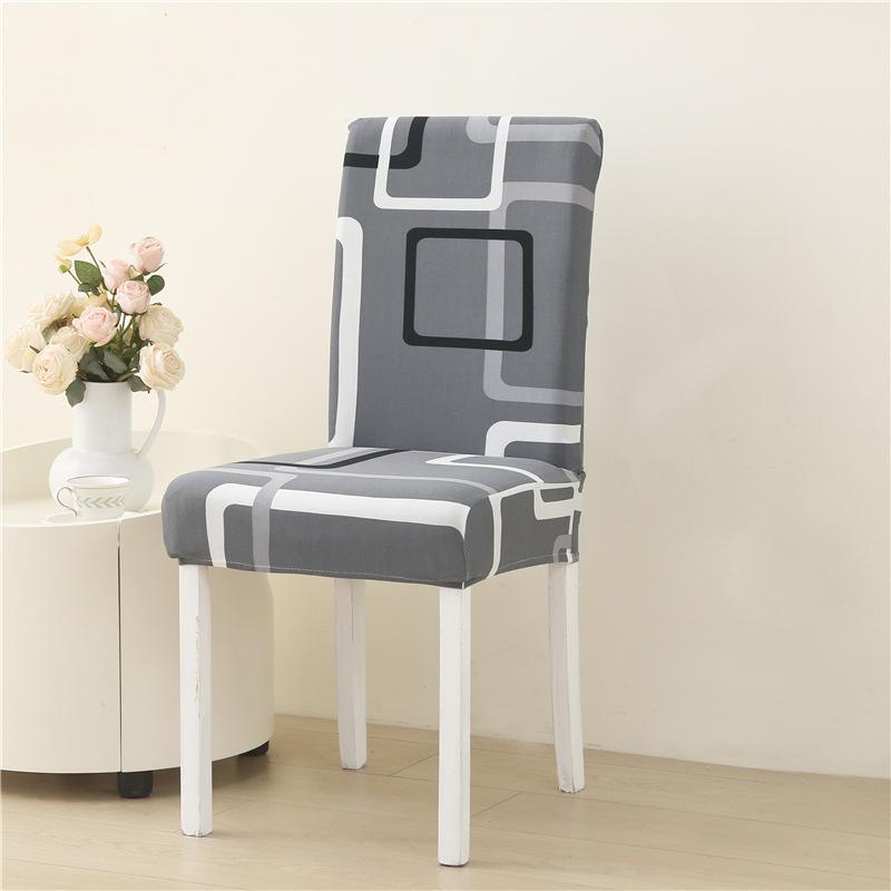 Chair Cover Elastic Chair Cover Printed Hotel Household Universal In All Seasons