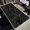 Topographic Map Art Mouse Pad Gamer Mousepad Pc Gaming Accesorios Desk Mat Computer Keyboard Deskmat Locking Edge Soft Mause Ped