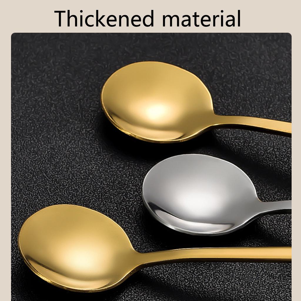 Tea Coffee Soup Spoon For Eating Mixing Stirring Long Handle Drink Tableware Mixing Scoops Bar Bartending Accessories