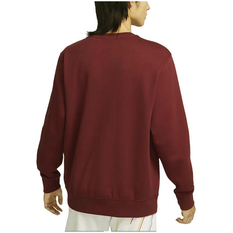 Nike Club Fleece Letter Crewneck Fleece Casual Long Sleeve American Vintage Sweatshirt Men Sweatshirt Team-Red FN2611-677