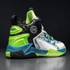 31-40 Children's Large Size Anti Slip and Wear-resistant Fashionable Sports Shoes High Top Basketball Shoes