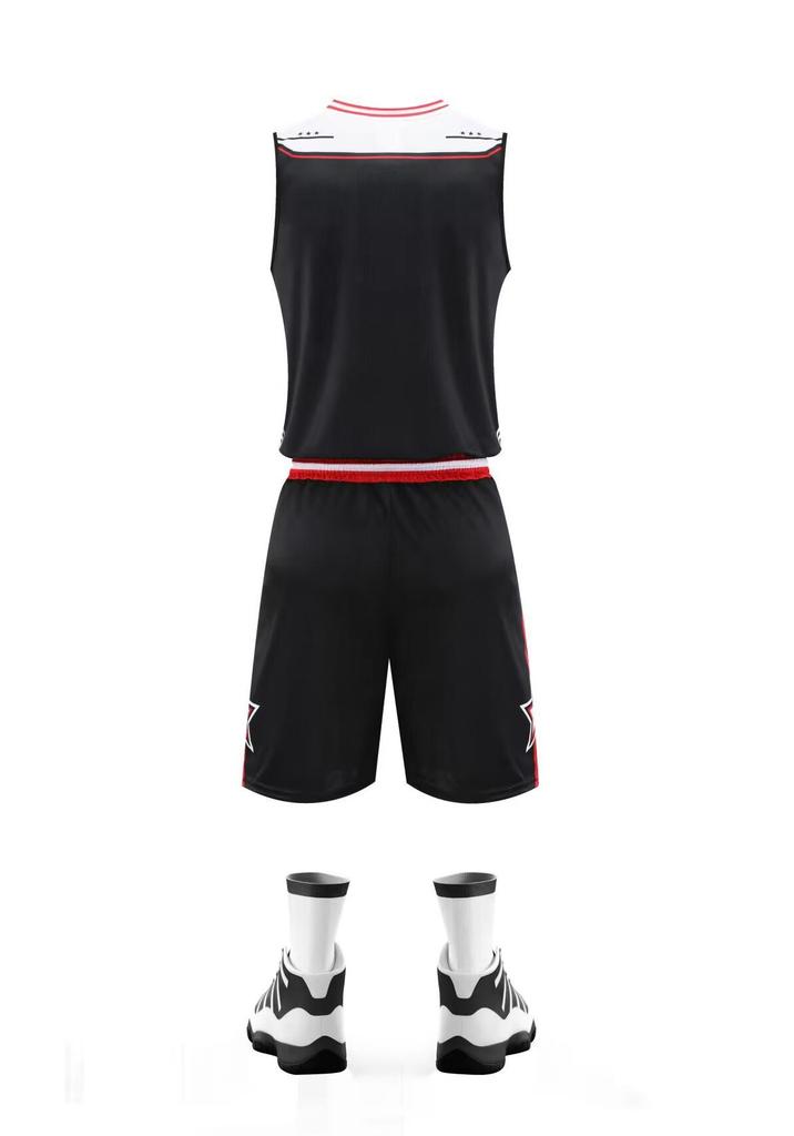 Cross-Border Basketball Training Uniform Set for Children and Adults