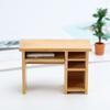 1/12 Puppenhaus Miniatur Zubehör Mini Holz Computer Schreibtisch Modell Simulation Möbel Spielzeug für Puppenhaus Dekorieren