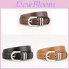 Genuine Leather Womens Belt With Metal Buckle For Casual And Office Wear
