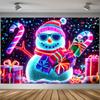 Party Backdrop Snowman Celebration Photo Booth Party Decor