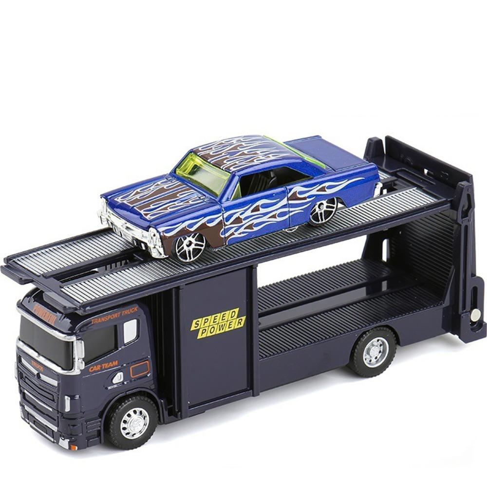 

Movable Joint Zinc Zinc Alloy Trailer Model Diecast Metal City Rescue Trailer Toy Gifts for Kids Style 13