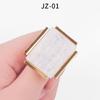 1 Pz Nuova Tavolozza per Nail Art in Pietra di Resina Anello da Dito Punte per Unghie Finte Disegno Miscelazione Colori Espositore Strumento per Manicure Fai da Te Smalto Gel
