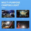 Camping Lantern For Tent RGB Color Changing LED Camping Lamp Portable Tent Rechargeable Lights Ip45 Water Resistant For Indoor &
