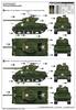 iLoveKit scale US Army M4A3E8 Sherman Medium Tank Early Model Plastic Model Kit ILK61619 Molded in Color 1/16