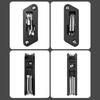 Portable Folding Hexagonal Spoke Wrench Space Saving Mountain Bike Screwdriver Tool for Bicycles Repair and Maintenance