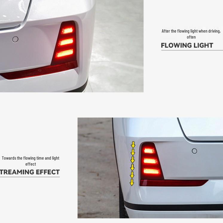 Changan 3. Gen CS55 PLUS LED-Heckstoßstange & Bremsleuchten mit Mustang-Style fließenden Blinkern