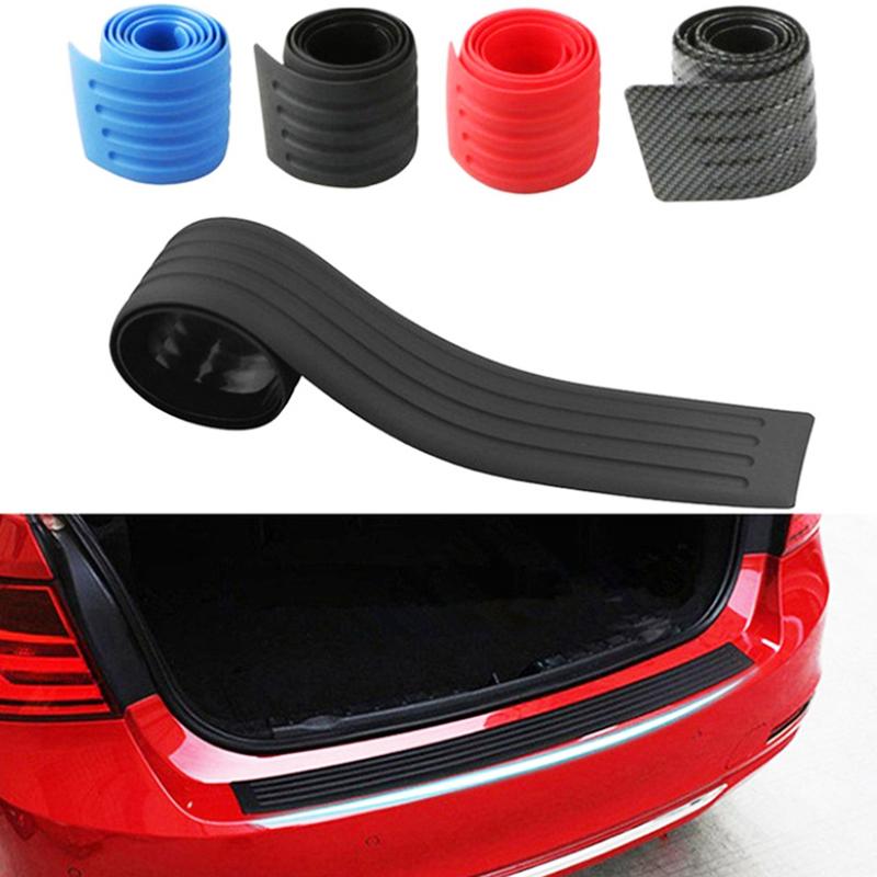 Universal Rear Bumper Guard Car Trunk Door Sill Plate Protector Pvc Rubber Protector Strip For Bumper Reinforcement Decoration