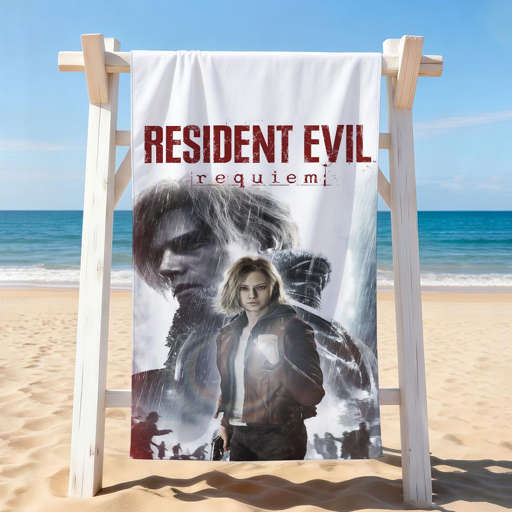 Adventure game R-Resident E-Evil Towel Drying Bath Towel Applicable To Light Swimming Camping Yoga Beach Out