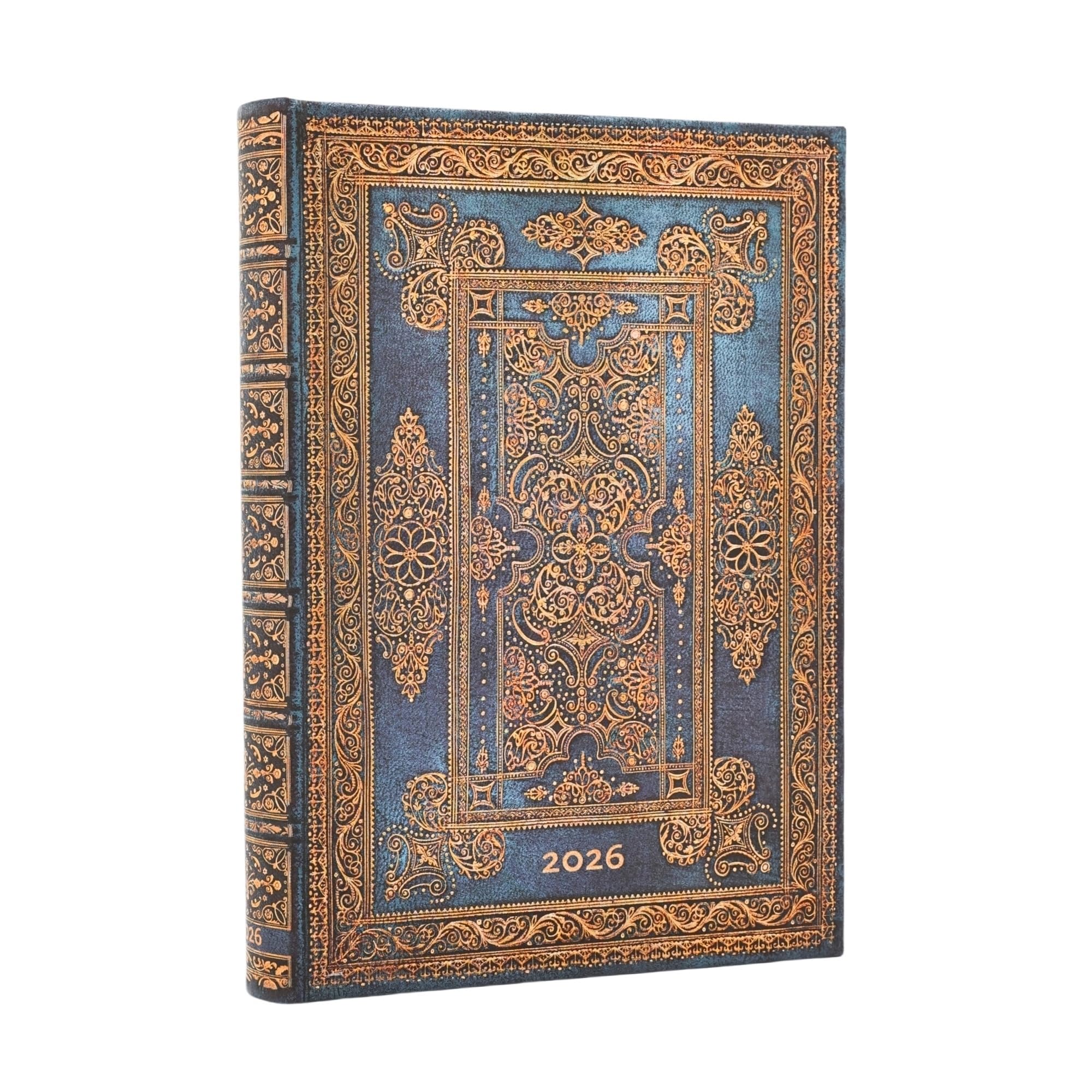 Paperblanks 2026 English Diary Hardcover Blue Luxe Midi DE0751-8