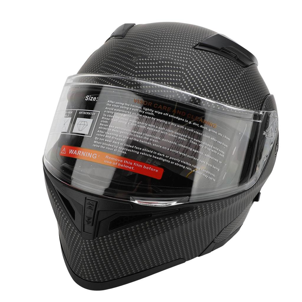 Flip Up Motorcycle Helmet Crash Proof EPS Cushioning Breathable Lightweight Full Face Street Bike Helmets with Dual