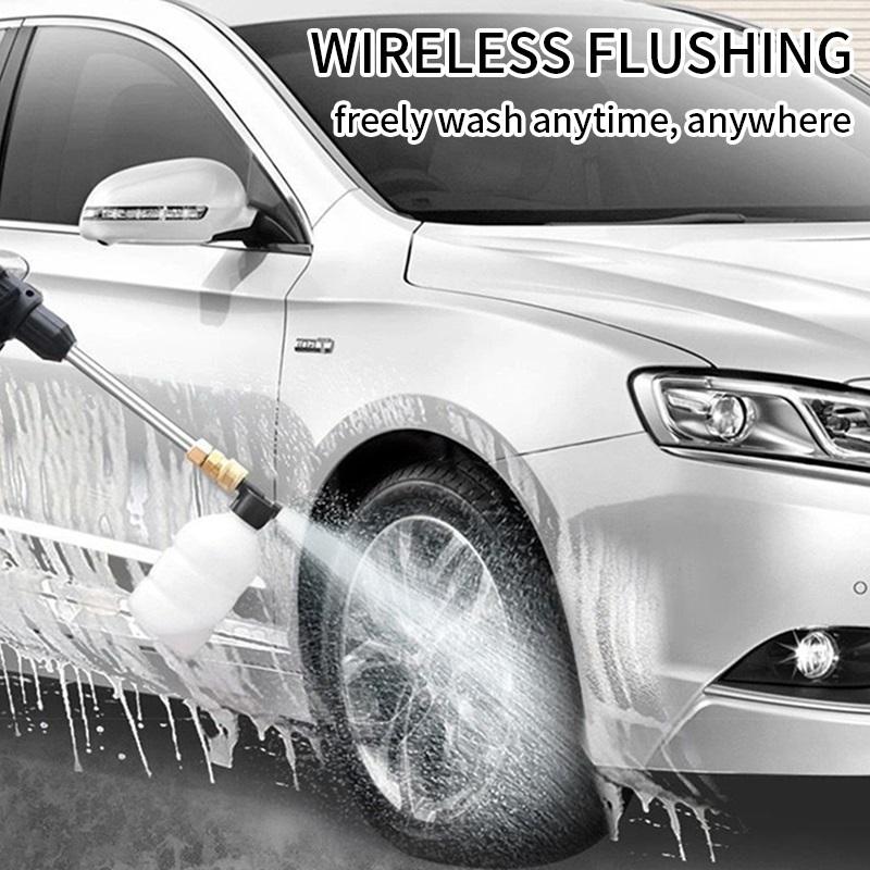 Přenosná 48V vodní pistole na mytí aut, akumulátorová 9000mAh 15000 ot./min., vysokotlaká lithiová baterie, čerpadlo, automatická myčka