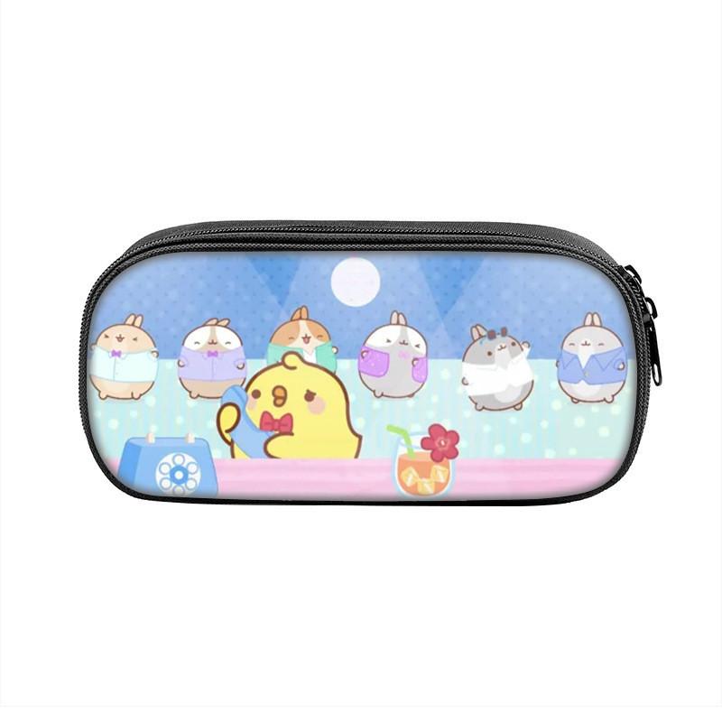 Sumikkogurashi Character Pencil Case With Large Capacity Nylon Storage Bag For Students